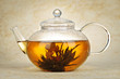 Flowering blooming tea