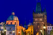 Photo: Prague skyline at night Prague skyline at night