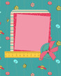 Greeting card with place for your text or photo Greeting card with place for your text or photo