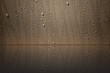 water drop on the wall with reflction
