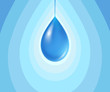 Water drop symbol
