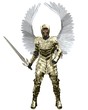 Archangel Michael in Golden Armour