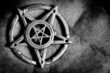 Pentagram in hand macro shot
