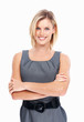 Beautiful business woman smiling