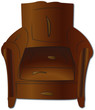 Kaputter Sessel