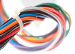 Colorful electrical cables Colorful electrical cables