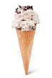 Stracciatella ice cream cone Stracciatella ice cream cone