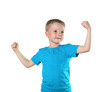 little boy in studio