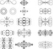 Abstract design elements ,borders vector set Abstract design elements ,borders vector set