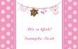Pink Baby Girl Announcement