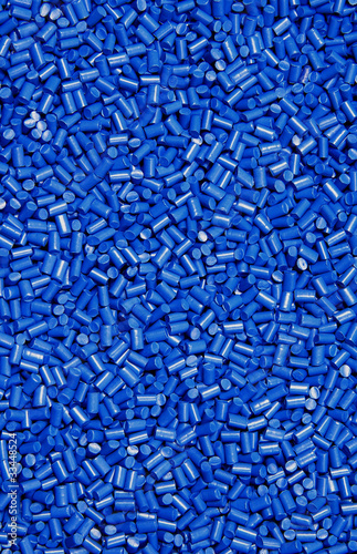 Foto: Kunststoff Farbgranulat Blau Kunststoff Farbgranulat Blau