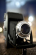 Old folding photocamera
