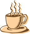 Vektor: Coffee Cup Print Coffee Cup Print