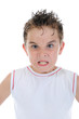 Angry little boy