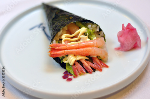 Photo: Japanese food - shrimp sushi Japanese food - shrimp sushi
