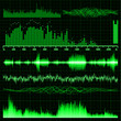 Sound waves set. Music background. EPS 8 Sound waves set. Music background. EPS 8