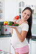 Pregnant woman and healthy food Pregnant woman and healthy food
