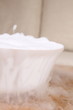 Foto: smoke of dry ice on table smoke of dry ice on table