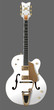 white guitar