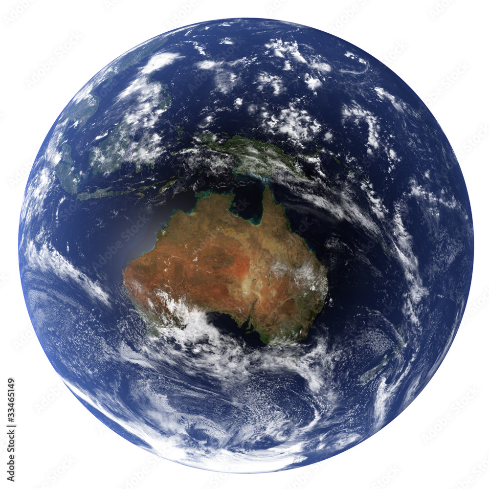 Earth 3D (Clouds&Topography maps come from earthobervatory/nasa)