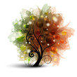 Albero astratto autunnale - Abstract autumn tree