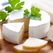 Cheese with parsley and pears