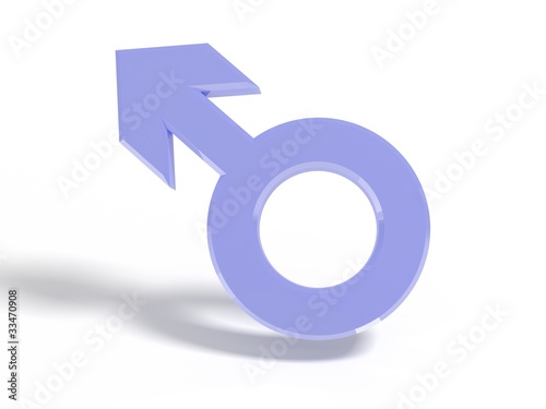 Illustration: Male Gender Symbol Male Gender Symbol