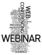 Word Cloud "Webinar"