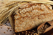 Close-up on traditional sesame bread Close-up on traditional sesame bread