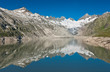 oberaarsee mit gletscher