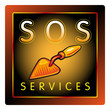 SOS, service, maçon, truelle, réparateur, artisan, bricolage