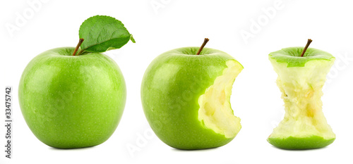 Photo: Green apple row Green apple row