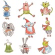 Set de personaje din desene
