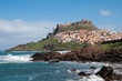 Sardinia, Italy: view of Castelsardo in a windy day