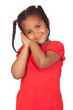 Adorable african little girl