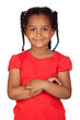 Adorable african little girl