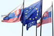 Slovak flag, EU flag, flags
