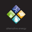 Logo alternative energy # Vector