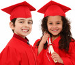 Kindergarten Graduation Boy Girl Children Interacial