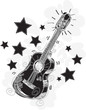Abstract Guitar Sketchy