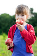 ����: girl with apples in a meadow. healthy eating concept � ievavincer2 #33492143