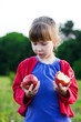����: girl with apples in a meadow. healthy eating concept � ievavincer2 #33492147