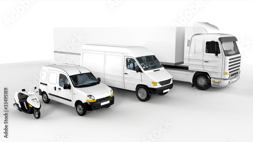 Illustration: 4 different means of transportation 4 different means of transportation