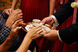 tea ceremony of Chinese traditional wedding