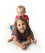 Sisters playing
