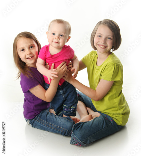 Photo: Three cute sisters Three cute sisters