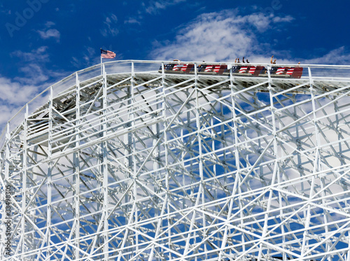 Photo: Thrill Seekers Exciting Rollercoaster Ride Thrill Seekers Exciting Rollercoaster Ride
