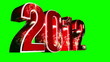 2012 Holiday green Screen