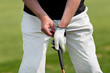 man playing golf