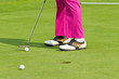 Foto: putting hole putting hole